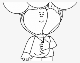 Monochrome Clipart Baloon - Clip Art #8818671