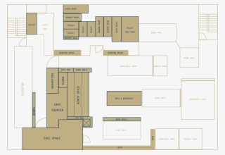 Bookshelf Combined With Guest Rooms And The Spacious - Floor Plan #8820183
