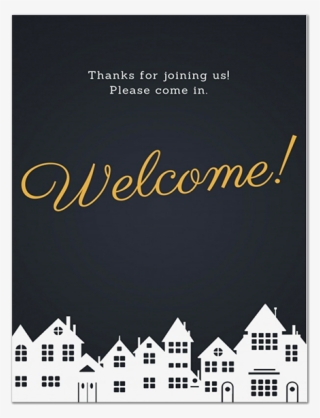 Welcome Signs Volume - Canva Christmas Poster #8820877