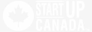 Startup Canada English Red Logo White Png White Bbb - Start Up Canada Logo #8821404