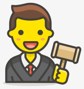 133 Man Judge - Singer Icon Png #8821952