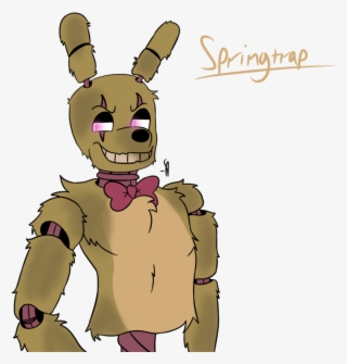 Grawolfquinn Version Of Springtrap By Neonbrine - Cartoon #8822976