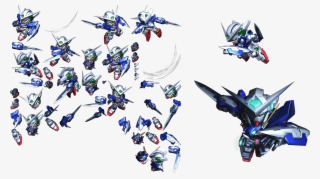 Click For Full Sized Image Gundam Exia - Gundam 00 Sprites #8823295