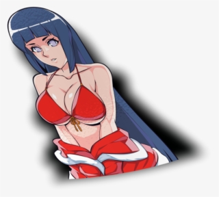 Hinata Christmas Peeker Sticker - Snowboarding #8824151