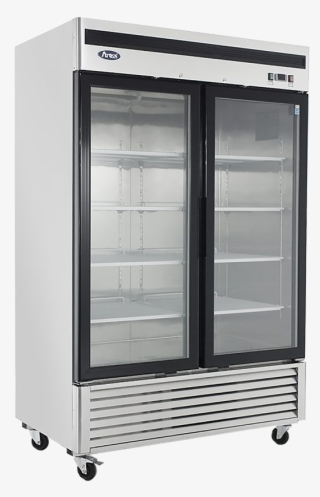Atosa Two Glass Door 54" Wide Reach-in Refrigerator - Refrigerator #8825108