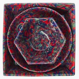 Marbleized Round Bowl - Circle #8825848