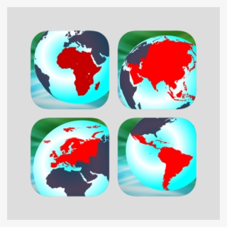 Capital Cities By Continents 4 - World Map No Background #8826085