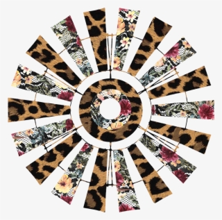 Floral And Lace Windmill Transfer - Hairbrush #8875587