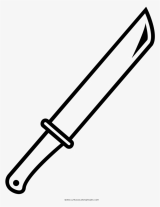 Jpg Transparent Library Knife Clip Art Transprent Png - Machete Dibujo Para Colorear #8875594