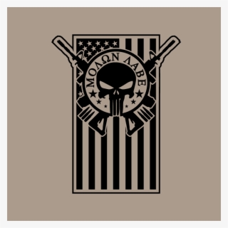 Molon Labe Clipart Punisher Skull - Molon Labe Punisher Skull #8875602