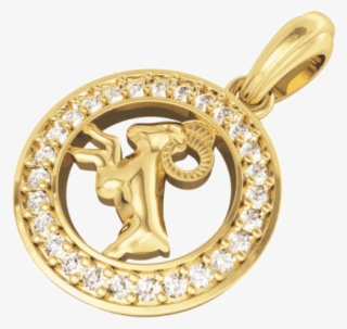 Aries Charm In Gold - Pendant #8879590