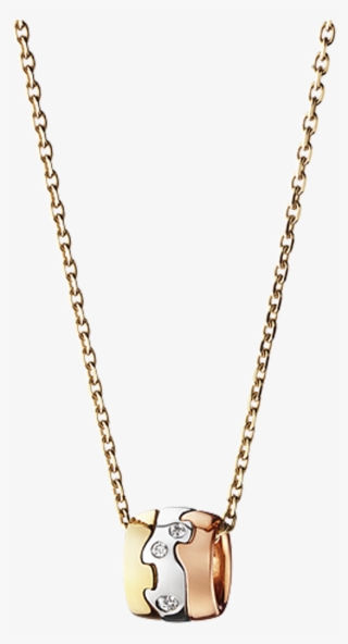 Yellow, White And Rose Gold With Brilliant Cut Diamonds - Diamond Halo Emerald Pendant #8879931