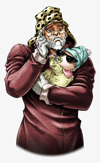 Unit Old Joseph And Invisible Baby - Old Joseph Joestar Invisible Baby #8881007