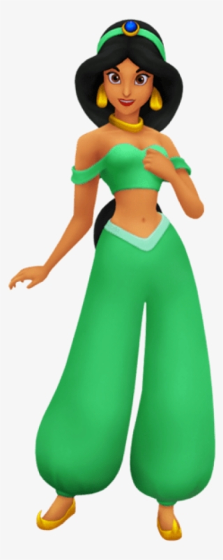Free Png Download Aladdin Jasmine Cartoon Transparent - Jasmine Kingdom Hearts #8881461