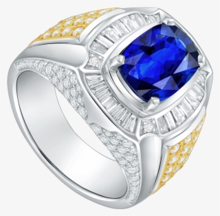 Mens Ring Sapphire - Engagement Ring #8881823
