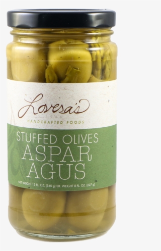 Asparagus Stuffed Olives - Pickled Cucumber #8881932