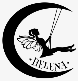 1 - - Sitting Fairy Silhouette #8882774