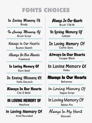 Fonts For Decals - Document #8883259