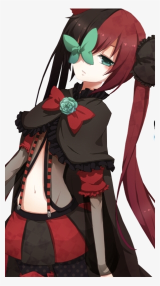 Shinigami - Red Anime Girl Render #8883733