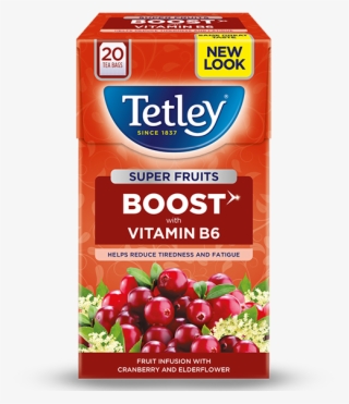 Super Fruits Cranberry & Elderflower - Tetley Super Green Tea #8883919