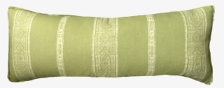 Patmos Reverse Stripe Parsley Pillow - Cushion #8884115