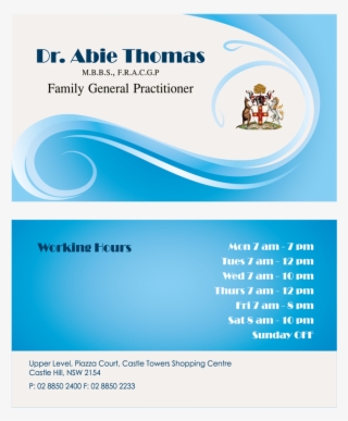 Business Card Design By Aliyah Cvs For This Project - Royal Australian College Of General Practitioners #8885280