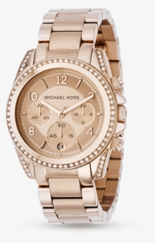 Michael Kors Ladies' Rose Gold-plated Bracelet Watch - Michael Kors Ladies Watch #8885780