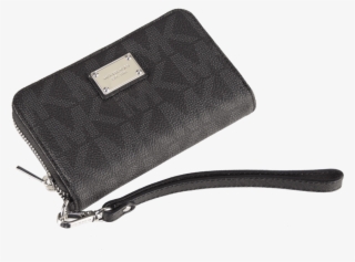 Michael Kors Essential Zip Wallet Gray Monogram - Wallet #8885833
