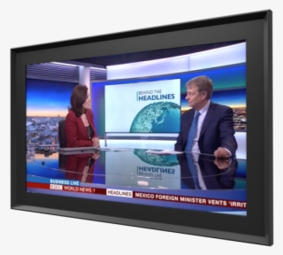 Hand-crafted Classic Wood Tv Frame - Led-backlit Lcd Display #8886067