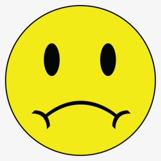 Smile And Frown Face N2 - Annoyed Face Clip Art #8886603