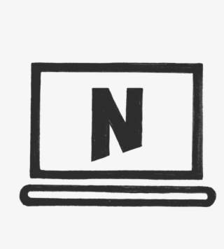 Website Netflix Icon Transparent - Sign #8886687