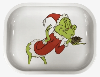 Cannabox December 2017 Grinch Tray - Cartoon The Grinch Clipart #8886776