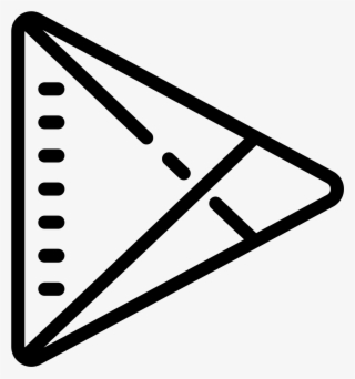 Play Icon Png Transparent - Google Play Logo Sketch #8887043