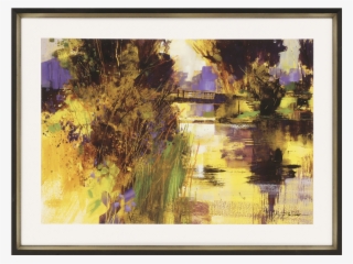 Bridge And Glowing Light - Picture Frame #8887524