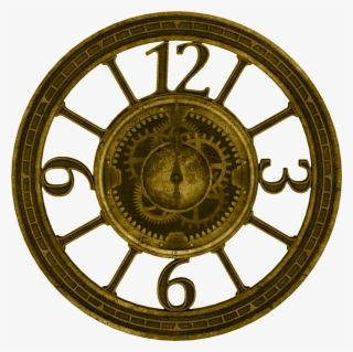 There's An Abundance Of Clocks, Gears, Clusters And - Steampunk Clock Face Png #8888473