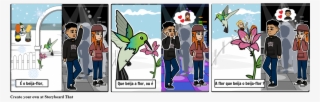 Beija Flor E A Flor - Cartoon #8888790