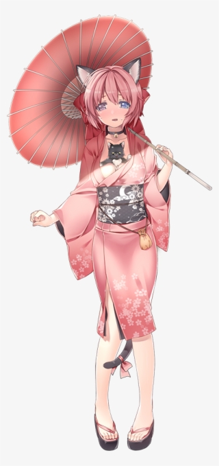 1girl Animal Ears Bell Bell Choker Between Breasts - Anime #8889003