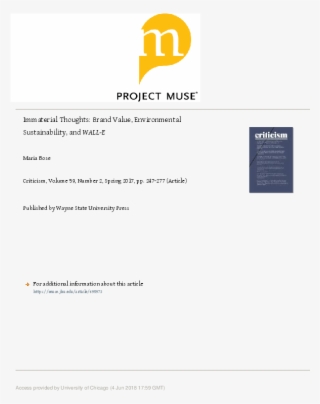 Pdf - Project Muse #8889329