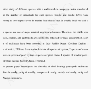 Study Location In Nassese Shore, Suva, Fiji Islands - Document #8889997