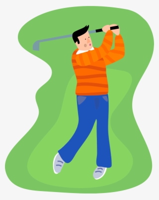This Free Icons Png Design Of Golfing Guy #8890827