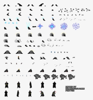 Click For Full Sized Image Batman And Weapons - Silhouette #8891062