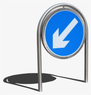 Hoop Led Traffic Bollard - Stainless Steel Sign Hoops #8891422
