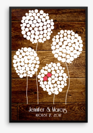 Wedding Guest Book Alternative Poster, Print, Framed - Craft #8892350