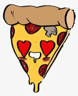 Graphic Transparent Download Kawaii Clipart Pizza - Imagenes Kawaii De Pizza #8892806