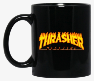 Thrasher Magazine Mug Thrasher Magazine Logo Coffee - Lead Like Jed Advice Like Leo #8893146
