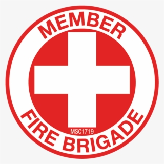Member Fire Brigade Hard Hat Emblem - Circle #8893573