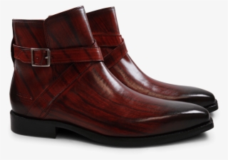 Ankle Boots Nicolas 6 Red Shade & Lines Brown Hrs - Boot #8893783