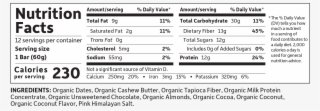 12 Bars - Nutrition Label For Pizza #8894018