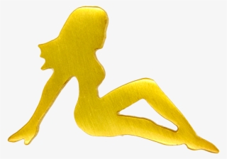 Girl Silhouette Pin, Gold #8894122 Girl Silhouette Pin, Gold #8894122