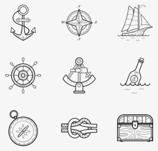 Sea - Line Art #8894508